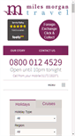 Mobile Screenshot of milesmorgantravel.co.uk